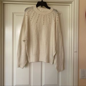 H&M Pearl Oversize Relaxed Sweater